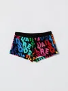 Dsquared2 Drawstring Graphic-pattern Shorts In Multi