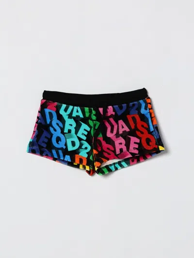 DSQUARED2 SHORTS DSQUARED2 KIDS COLOR MULTICOLOR,I23402005