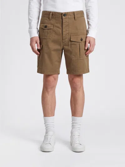 DSQUARED2 DSQUARED2 SHORTS MEN COLOR BROWN,I81401032
