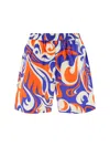 Dsquared2 Shorts In Milk/red/blue