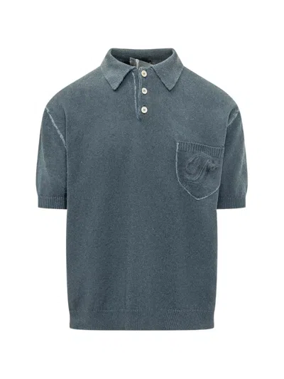 Dsquared2 Short-sleeved Polo-shirt In Blue