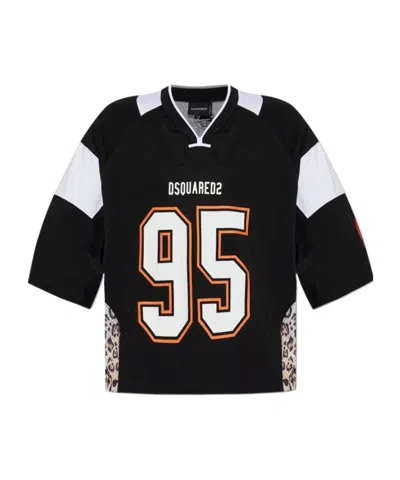Dsquared2 Short-sleeved T-shirt In Black