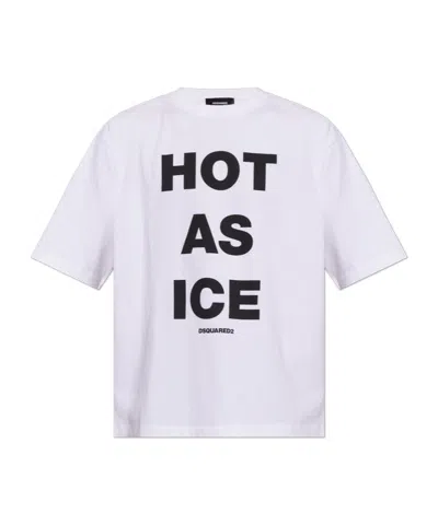 Dsquared2 Short-sleeved T-shirt In White
