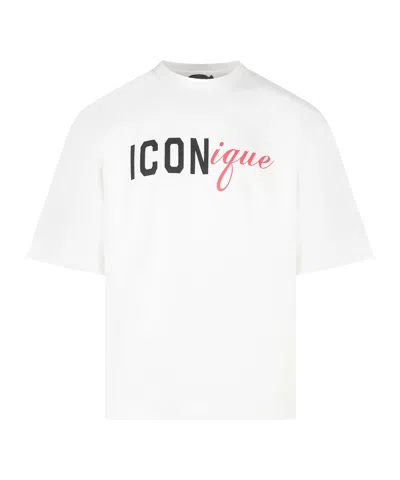 Dsquared2 Short-sleeved T-shirt In White