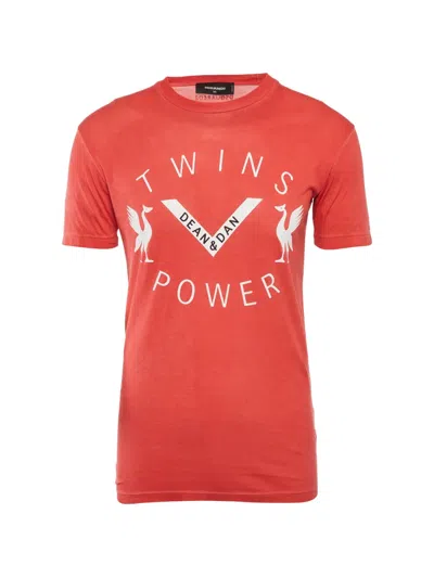 Pre-owned Dsquared2 Short-sleeves T-shirt In Red