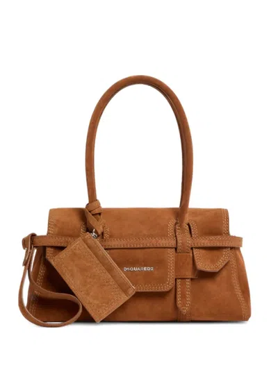 Dsquared2 Shoulder Bag In Brown