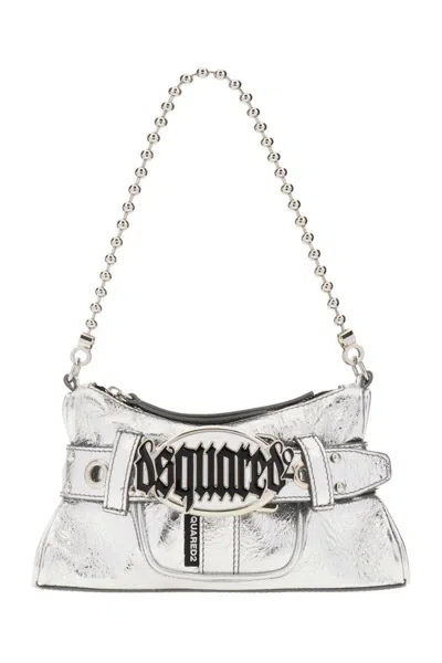 Dsquared2 Shoulder Bags. In Silver