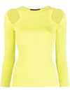 Dsquared2 Long Sleeved T-shirt In Yellow