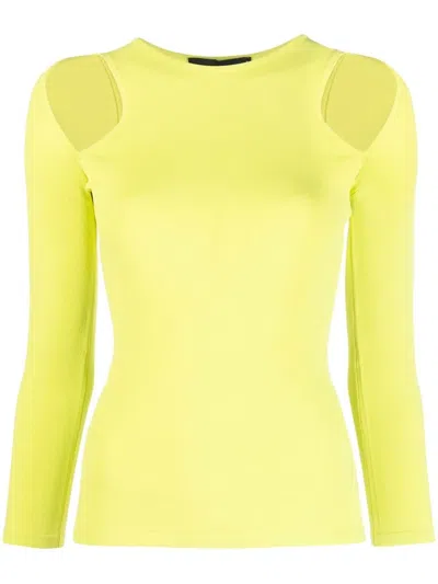 DSQUARED2 SHOULDER CUT-OUT KNIT TOP