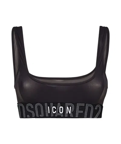 DSQUARED2 SHOULDER STRAP SPORTS BRA