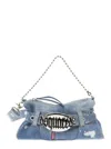 DSQUARED2 'GOTHIC' LIGHT BLUE CROSSBODY BAG WITH BELT DSQUARED2 IN DENIM WOMAN