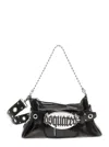 DSQUARED2 'GOTHIC' BLACK CROSSBODY BAG WITH BELT DSQUARED2 IN LEATHER WOMAN