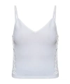 Dsquared2 Side Lace-up Camisole Top In White