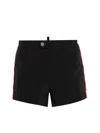 Dsquared2 Side Logo Swim Shorts In Black