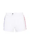 Dsquared2 Side Logo Swim Shorts In White