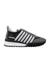 Dsquared2 Side Stripe Detail Sneakers In Black