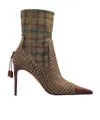 Dsquared2 Side Zip Booties In Blue