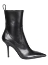 Dsquared2 100mm Zip-detailing Leather Boots In Black