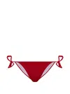 Dsquared2 Side-tie Bikini Bottoms In Red