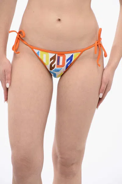Dsquared2 Side-tie Bikini Briefs In Multicolor