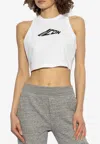 Dsquared2 Logo-print Sleeveless Racerback Top In White