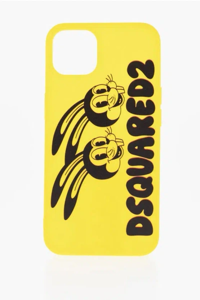Dsquared2 Silicone Iphone 13 Pro Case With Rabbits Lunar Print