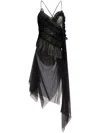 Dsquared2 Silk Blouse In Black