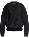 Dsquared2 Silk Blouse In Black