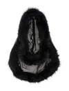 Dsquared2 Hooded Collar Scarves And Foulards Black In Black