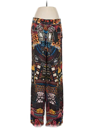 Pre-owned Dsquared2 Silk Pants In Black