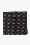 Dsquared2 Silk Pocket Square With All-over Monogram
