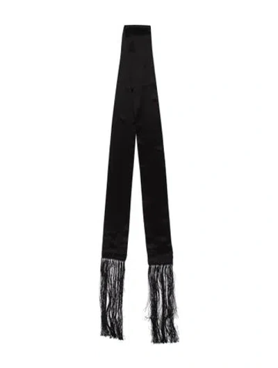 Pre-owned Dsquared2 Silk Scarf In Black