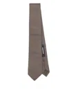 Dsquared2 Silk Tie In Brown