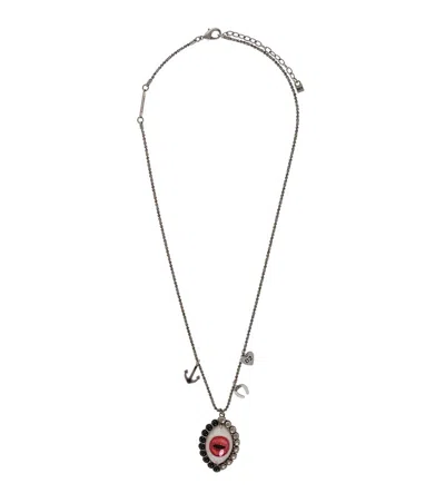 Dsquared2 Silver Charm Pendant Necklace