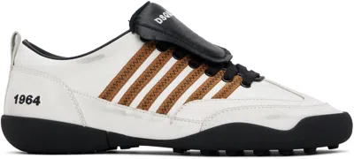 DSQUARED2 WHITE 'DSQUARED2 SOCCER' SNEAKERS