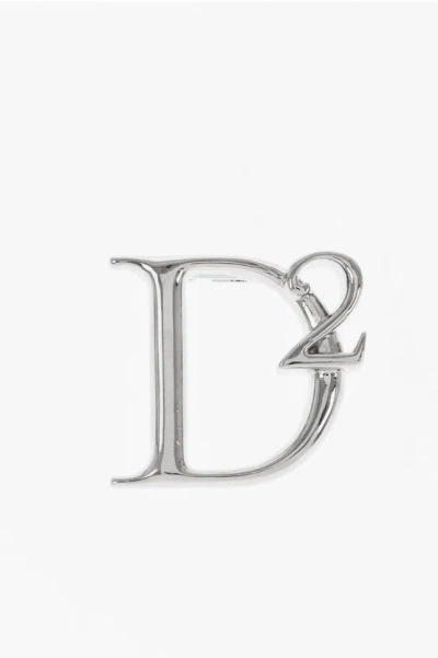 Dsquared2 Silver Effect Monogram Pin