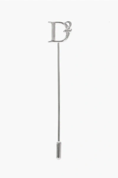 Dsquared2 Silver Effect Tie Pin With Monogram