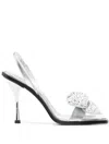 Dsquared2 Leather Shoes In Silver