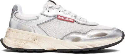 Dsquared2 Silver Sprinter Sneakers