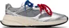 Dsquared2 Mesh Panel Sprinter Sneakers In Silver