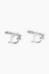 DSQUARED2 SILVER-TONE BRASS D2 STATEMENT CUFFLINKS
