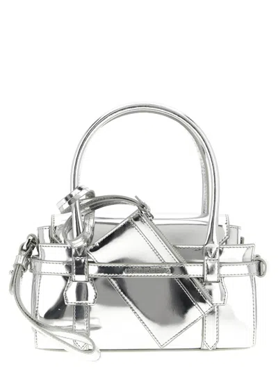 DSQUARED2 SILVER TWIN MINI HANDBAG