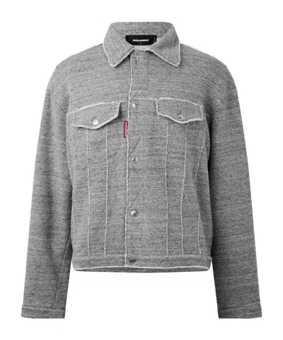 Dsquared2 Simple Coat In Gray