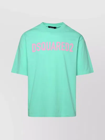 Dsquared2 Simple Cotton T-shirt Crew Neck In Multi