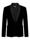 Dsquared2 Shawl Tuxedo Blazer In Black
