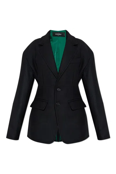 Dsquared2 Single-breasted Blazer In Black