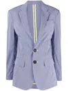 Dsquared2 Micro Checked Dean Over Blazer In Blue In Blue