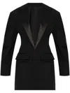Dsquared2 Single-breasted Blazer Mini Dress In Black