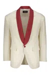 Dsquared2 Single-breasted Blazer In White