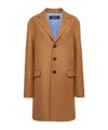 Dsquared2 Single-breasted Coat In Brown